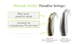 Phonak Naida Paradise P70 Hearing Aid (Advanced Level)