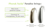 Phonak Naida Paradise P90 Hearing Aid (Premium Level)