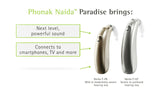 Phonak Naida Paradise P50 Hearing Aid (Standard Level)